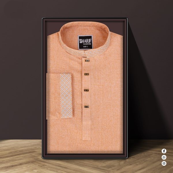 Embroidered Cotton Punjabi