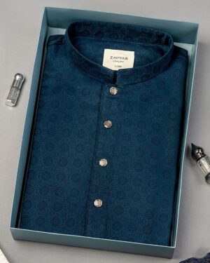 Jacquard Punjabi Blue