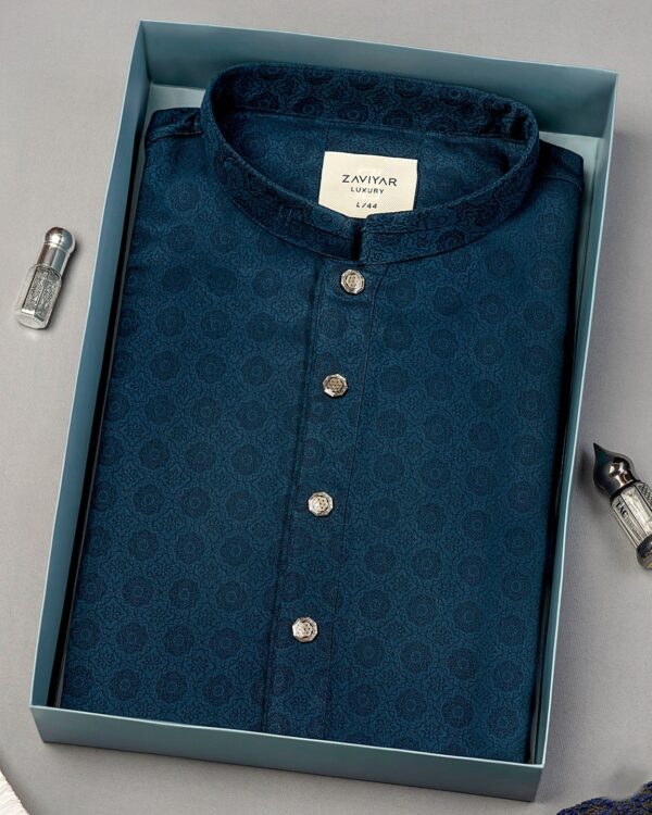 Jacquard Punjabi Blue